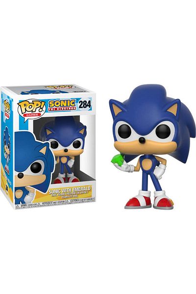 Funko Figurina Funko Pop! Sonic The Hedgehog, Sonic with Emerald