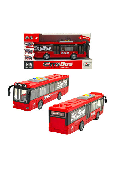 Genel Markalar OTOBÜS A1119-4 CİTY BUS 1:16 SESLİ IŞIKLI PİLLİ 3+(1 ADET FİYA...