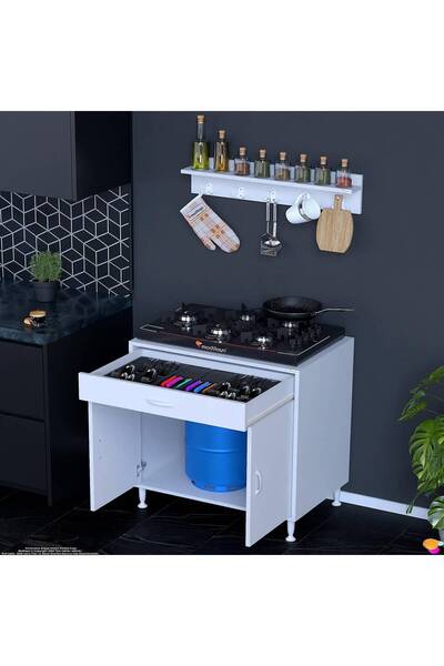 Modilayn Doqu Xl Set Ocak Altı Dolap 70x88x56 Cm Ölçülerinde 2 Kapaklı Ve 1 G...
