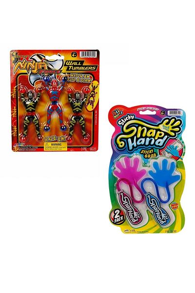 ByCaretta Cama and Wall Sticking Ninja 2-Piece Fun Sticky Hand
