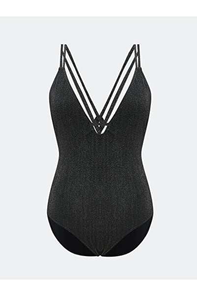 LC Waikiki Ozmarka New Season Women's Swimsuit with Removable Glitter Pads