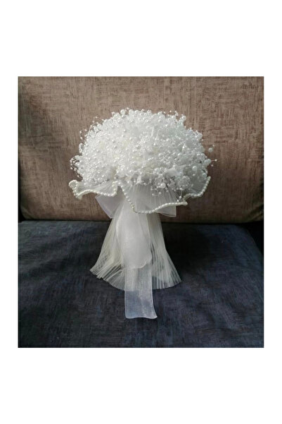 Sosyete shop beyaz minik incilerden gelin ,çiçeği, gelin buketi