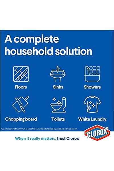 Clorox Original White Jalaen Bleach 30 Liter, White/Blue