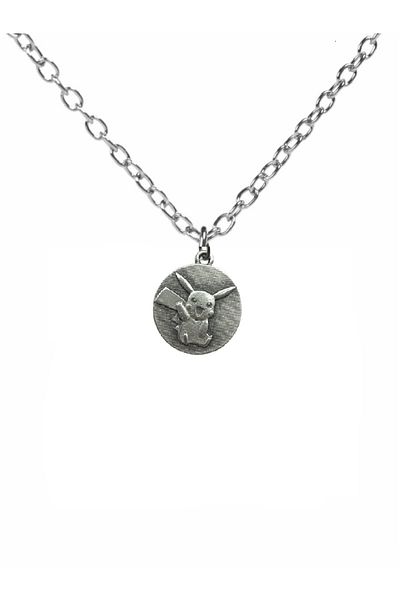 Herşey Nota Pokemon Necklace with Pikachu Figure 60 cm Chain |   Pikachu Themed Unisex Jewelry