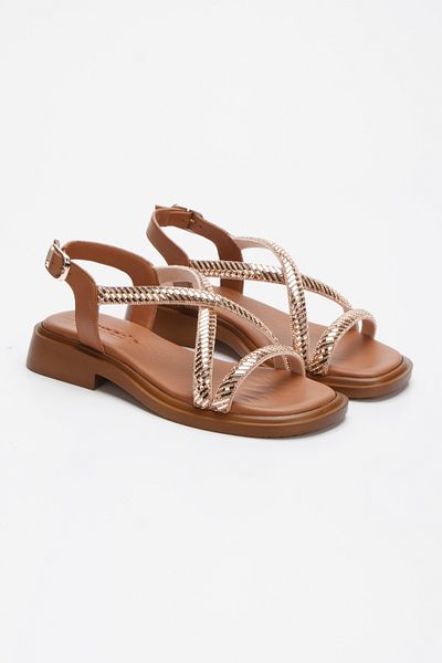 ezmoda Luxury Bie Stone Sandals