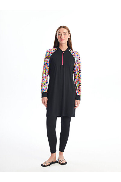 LC Waikiki Ozmarka New Season Women's Elastic Waist Plain Hijab Swimsuit Bottoms