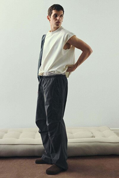 H&M Loose Fit Parachute Trousers