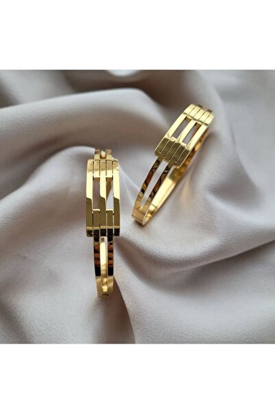 Perry Accesories kaburga kelepçe bileklik 6 sıra kararmaz çelik kelepçe bilek...