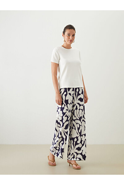 LC Waikiki Vlastite brend nove sezone elastične struke Sa deznom ženske panta...