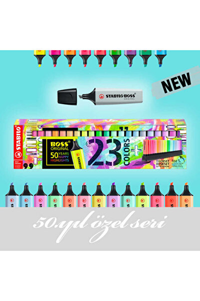 Stabilo Boss Original Fosforlu Kalem 23 Renk Set