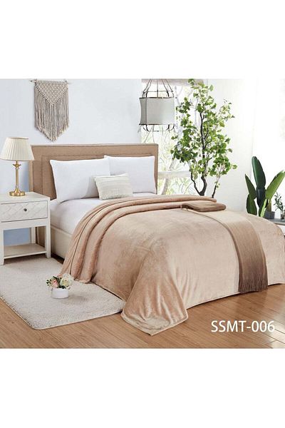 Moon 1-Piece Soft Polyester Bed Blanket Single Size 150*200 cm