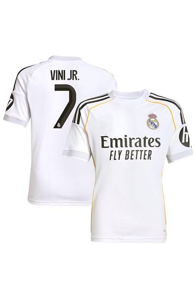 Tesbih Dünyası Φανέλα ποδοσφαίρου R'eal M'adrid 2025/26 Νέας σεζόν Vini Jr εντός έδρας