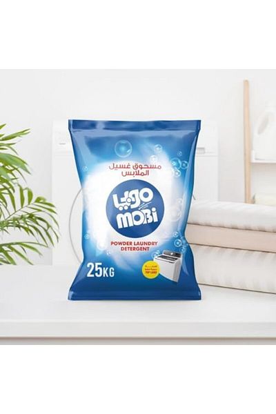 MOBI Laundry Detergent Powder for Semi-Automatic Top Load 25 kg