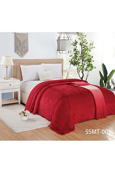 Moon 1 Piece Bed Blanket Soft Polyester Single Size 150*200 cm