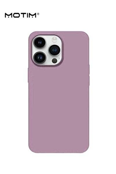 MOTIM جراب سيليكون سائل لهاتف iPhone 14 Pro/14 Pro Max، غطاء مطاطي ناعم لحماي...