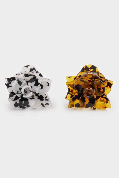 DeFacto Women's 2-Piece Flower Latch Buckle F0759Axns