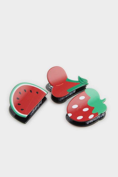 DeFacto Women's Fruity 3-Piece Latch Buckle F0679Axns