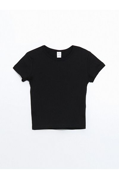 LC Waikiki Crew Neck Basic Short Sleeve Girl's T-Shirt