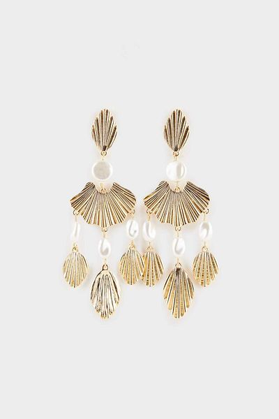 DeFacto Women's Pearl Detailed Earrings F0888Axns