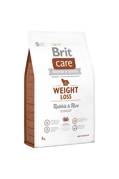 Brit Care Hypoallergenic Weight Loss Tavşanlı Yetişkin Köpek Maması 3 Kg