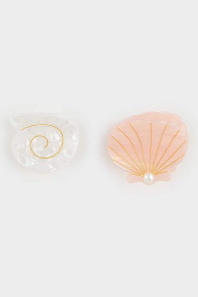 DeFacto Women's 2-Piece Seashell Latch Buckle F0671Axns