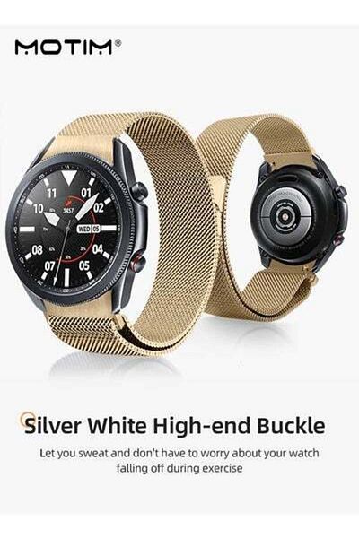 MOTIM Stainless Steel Milanese Watch Band Magnetic Loop for Apple watch Metal Mesh Replacement Strap, 20mm