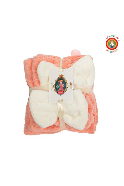 MYSCHOOL My School Towels Set Pink 3 Pieces
