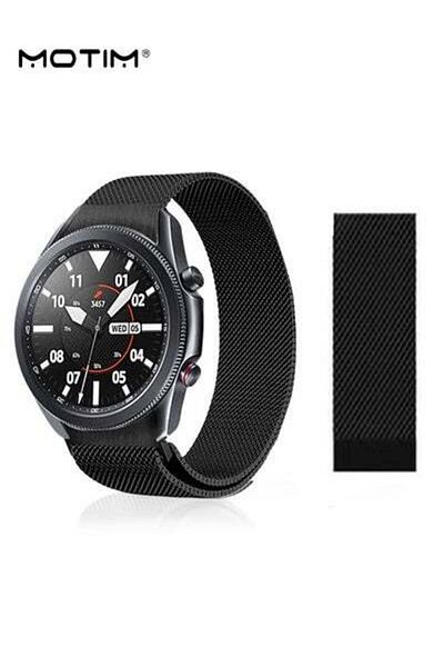 MOTIM Stainless Steel Milanese Watch Band Magnetic Loop for Apple watch Metal Mesh Replacement Strap, 20mm