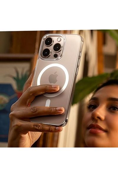 LISEN غلاف لهاتف iPhone 15 Pro مقاس 6.1 بوصة متوافق مع MagSafe، غلاف هاتف مغناطيسي