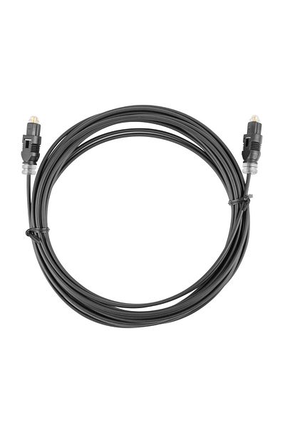 Lanberg Digital optical audio cable, length 3 m, Lanberg 42241, 2 male TosLink connectors, black