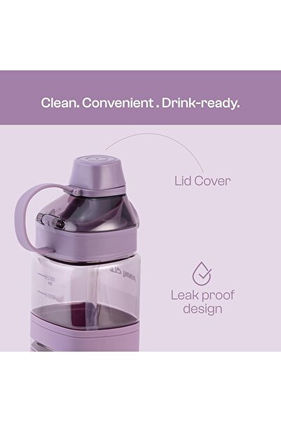 Winsor Pinnacle Piccolo Hydration Bottle (1 L, Lavender)