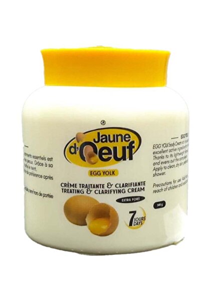 Jaune كريم توحيد لون الجسم بصفار البيض 300 جرام