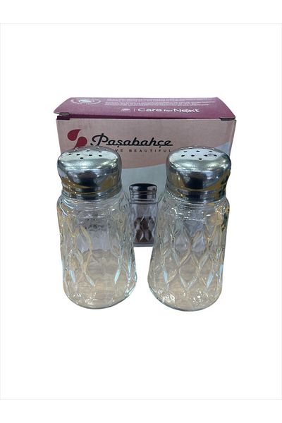Paşabahçe 80232 Leafy Salt and Pepper Shakers Set of 2 100Cc