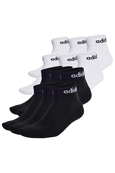 adidas Unisex Quarter Socken, 12er Pack - Linear Cushioned Ankle, Logo, gepol...