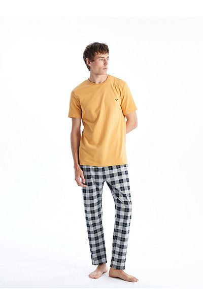 LC Waikiki Set de pijamale pentru bărbați cu potrivire standard