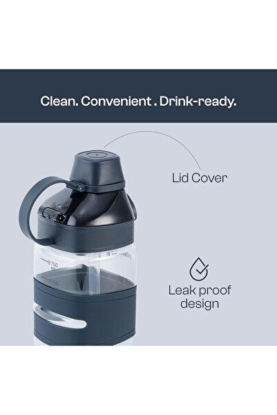 Winsor Pinnacle Piccolo Hydration Bottle (750ML, Navy Blue)