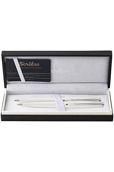 Mena Rise Sirinshop Vintage 33 Ballpoint Penversatile Pen Set White 1108107