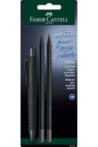 Mena Rise Diyar-Ifırsatshop 241124 - Ballpoint Pen Poly Ball Urban and 2 Pencils Urban 1017157
