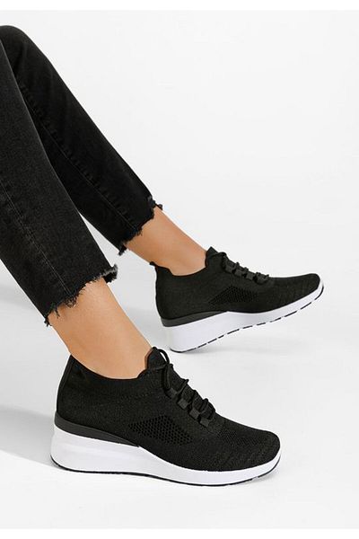 B T Shoes Sneakers cu platforma Boka V2 negri