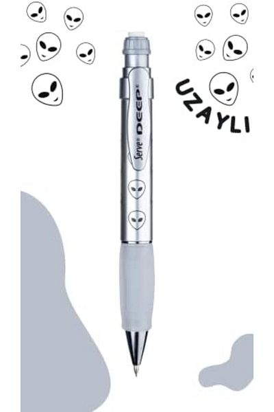 Mena Rise Şirinshop Deep Mechanical Course Klm 07mm Metallic Gray Color Alien Pattern 1108107