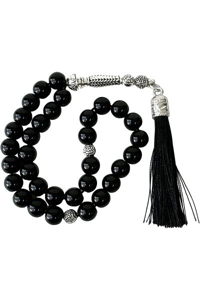 Fabienne Luxury Foam Prayer Mat with Prayer Beads Soft Padded Islamic Sajadah with Knee Support, Anti-Slip