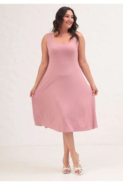 KapadokyaButik Viscose Summer Strap Dress