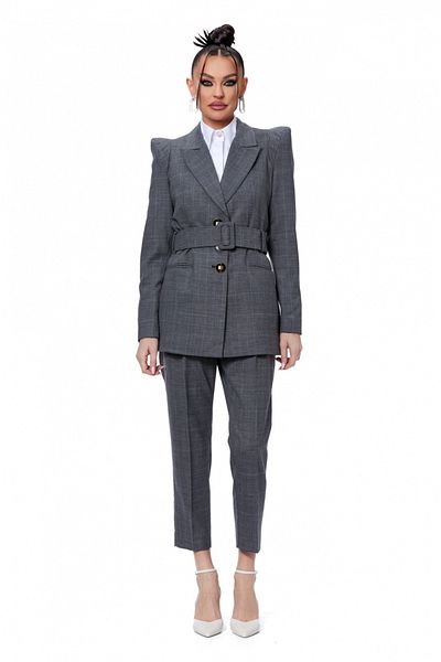 Atmosphere Fashion Dark gray pencil pants