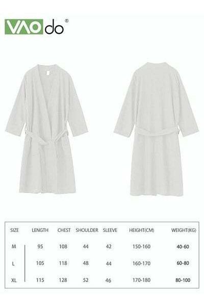 VAODO Men's Bathrobe Light Super Absorbent Skin-friendly Home Clothes Suitable For All Seasons
