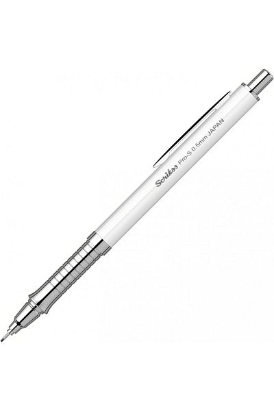 Mena Rise Office Pros Mechanical Pencil White 0.5 mm Style Selection