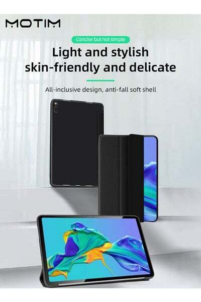 MOTIM Xiaomi Pad 5/5 Pro Protection Case, Ultra thin Shockproof Anti Slip PU Leather Cover Slim Case