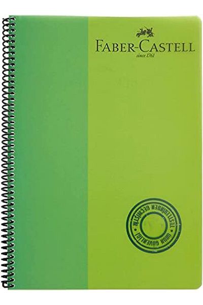 Mena Rise Diyar-Ifırsatshop Spiral Notebook, A4, 120 Sheets, 70g Paper, Checkered, Durable Plastic Cover,