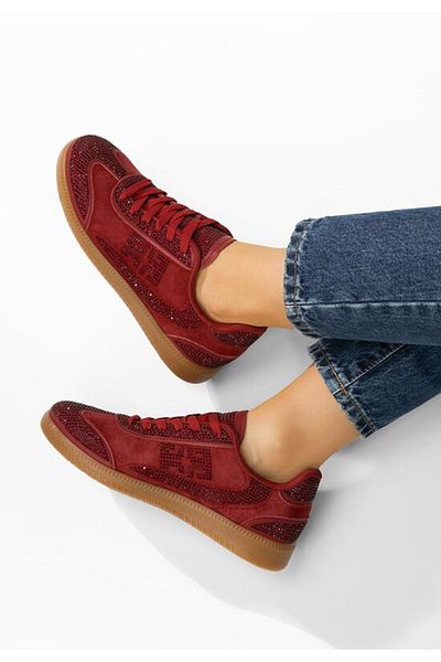 B T Shoes Sneakers dama Magdalene rosii