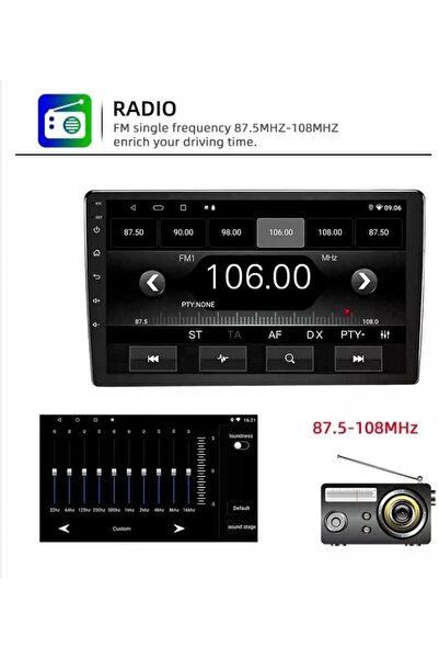 SHEZA STAR Android Car Stereo for Toyota Corolla 2008-2013 1+32GB with AHD Camera