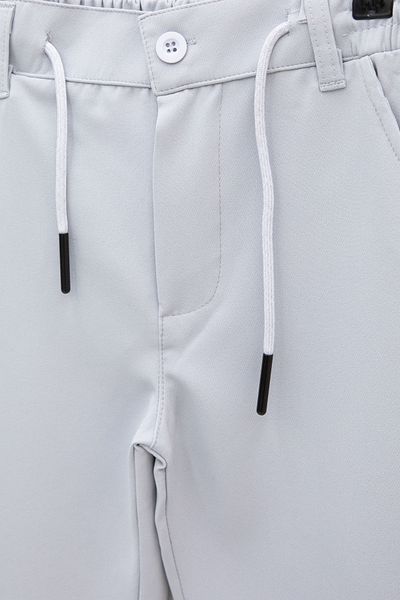 Cansın Mini Boy's Double Leg Gray Fabric Trousers 21142